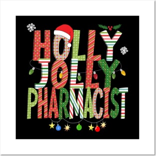 Holly Jolly Pharmacist Posters and Art